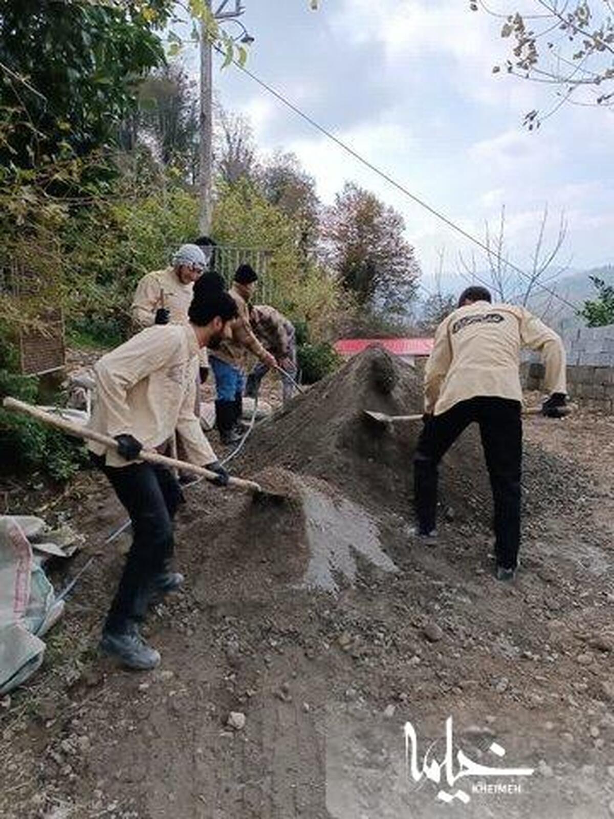 اردوی جهادی طلاب مدرسه علمیه شهید امیری بندپی بابل انجام گرفت