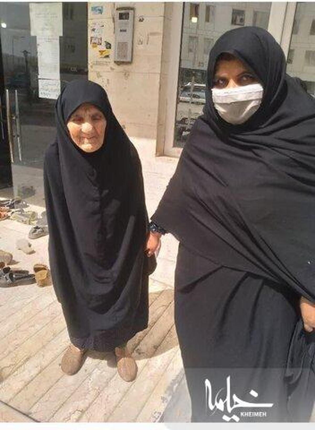 بانوی۱۰۴ ساله  هم از هرمزگان رأی خود را به صندوق انداخت