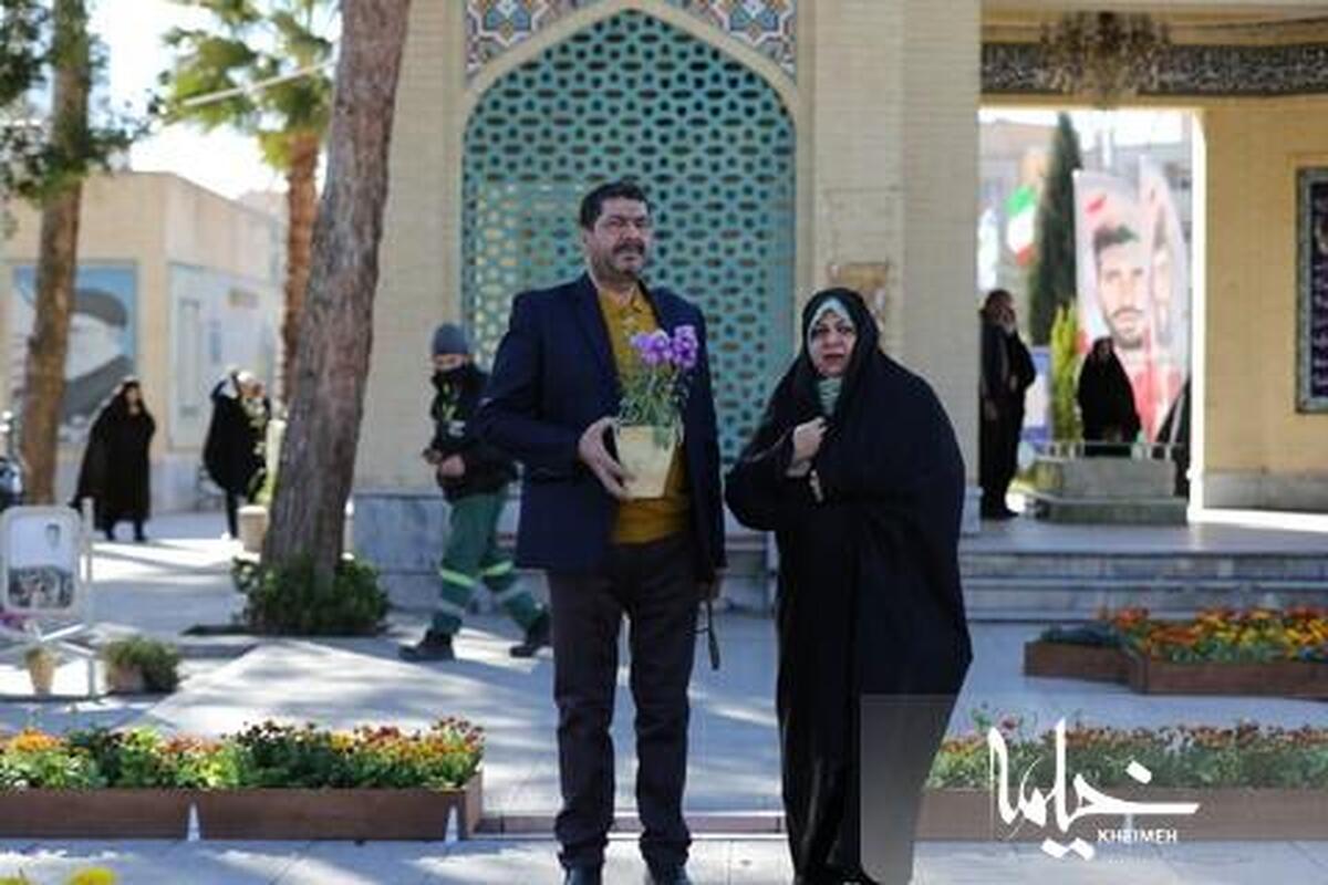 حال و هوای گلستان شهدای اصفهان در آغازین ساعات سال 1403 چگونه بود؟