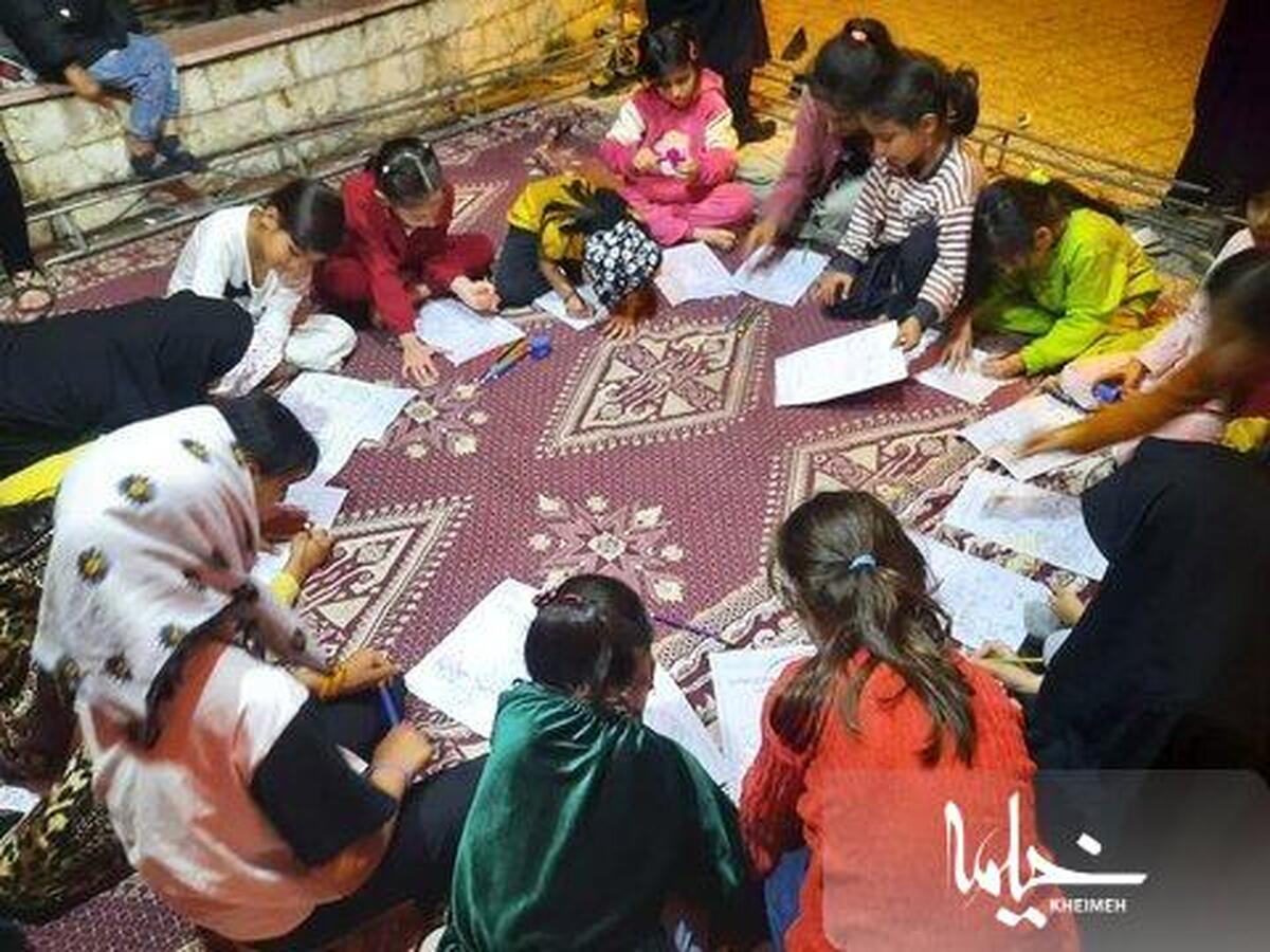 غرفه کودک به مناسبت ماه مبارک رمضان در گناوه تاسیس شد