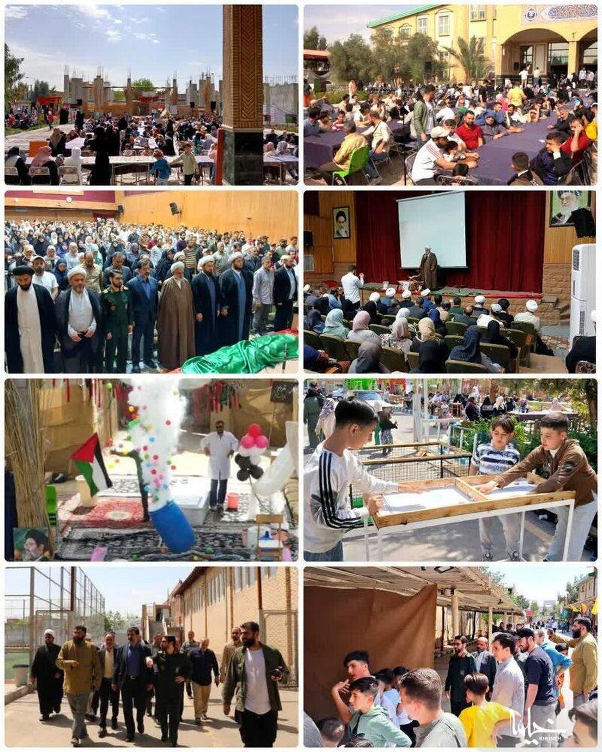 سومین اجتماع نازحین سوری در مجتمع فرهنگی نور قم