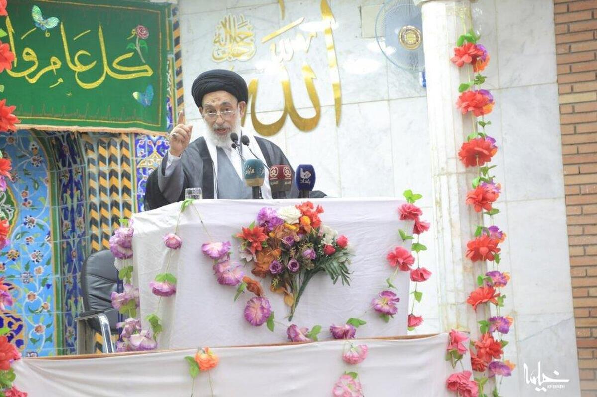 امام جمعه نجف اشرف: پایگاه های آمریکا در عراق در دسترس جوانان ما است و هیچ کس نمی تواند آنها را از این کار باز دارد