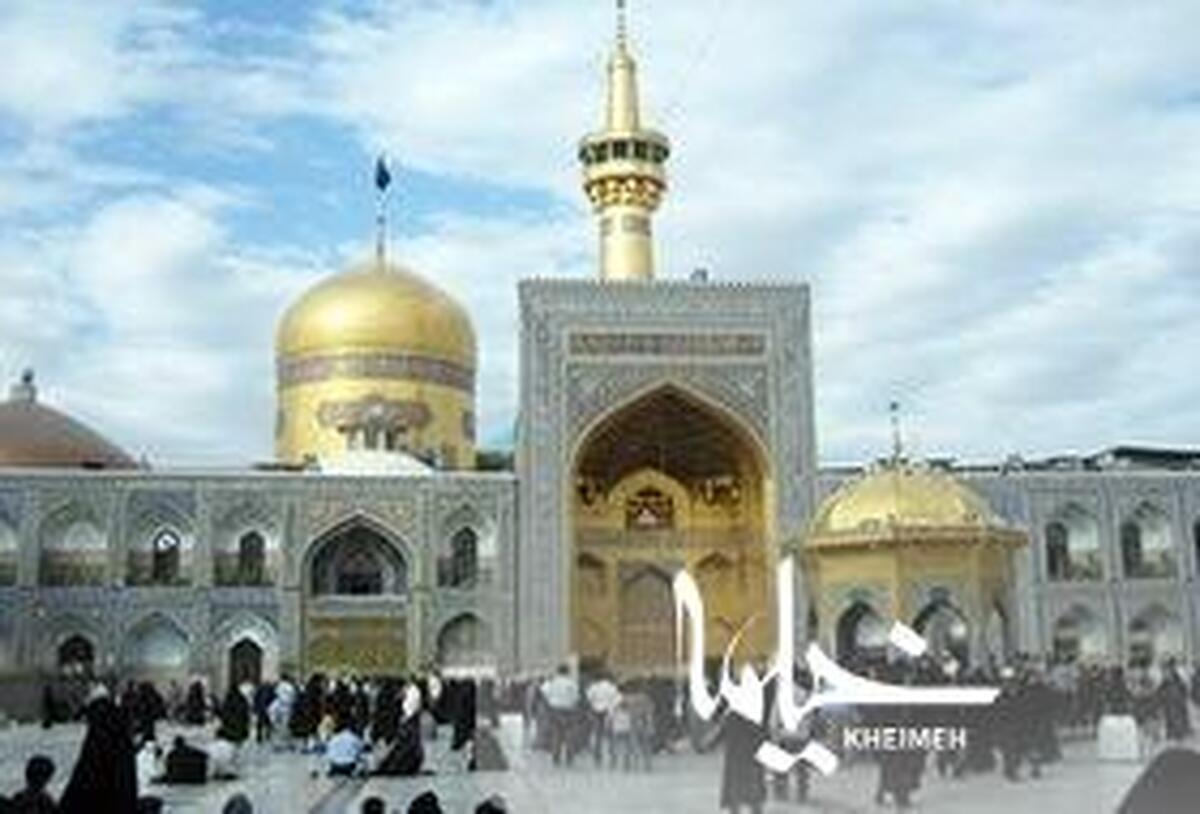 اجتماع عزادران رضوی در حرم مطهر ثامن‌الحجج