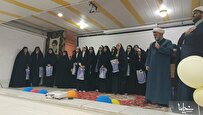 طلاب مدرسه علمیه الهیه ساوه، راهنمای دانش‌آموزان شدند