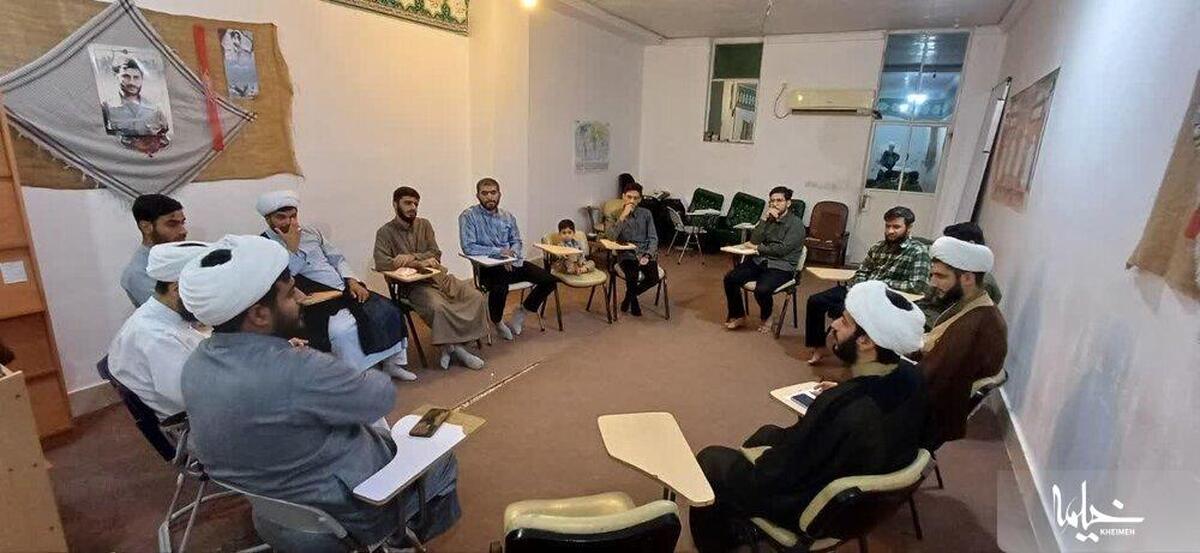 آغاز فعالیت قرارگاه جهادی تبیینی شهید ایمان قایدی در دشتی