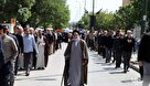 تجمع اعتراضی علمای همدان در حمایت از رهبر معظم انقلاب
