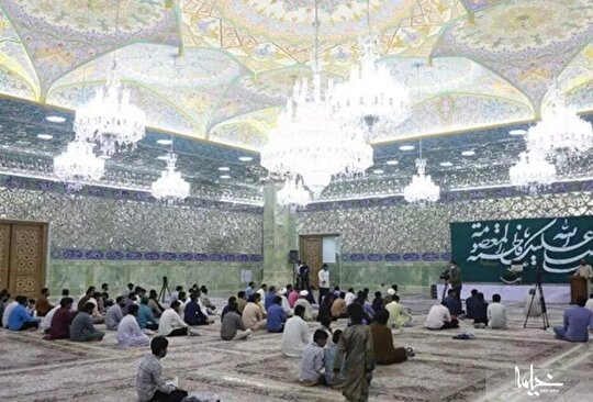 جشن میلاد حضرت علی اکبر(ع) در حرم حضرت معصومه(س) به زبان اردو